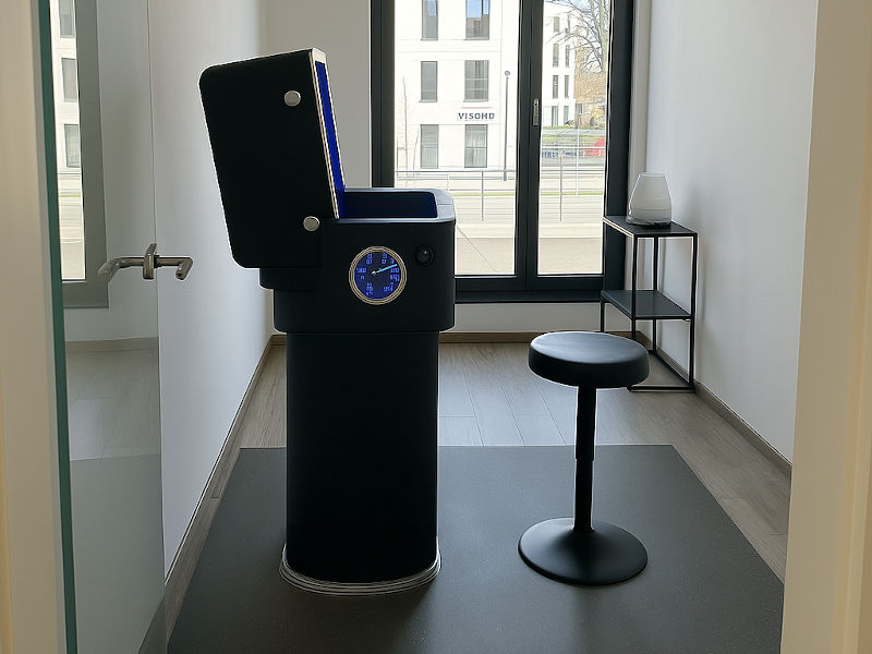 Alpha Cooling in der Physiotherapie Praxis Löhnert